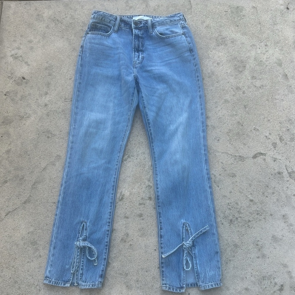 HIDDEN Tracy Tie Bottom High Rise Jeans Women's Size 27